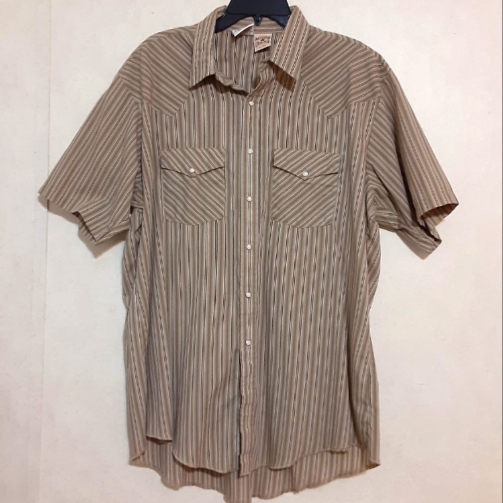 🌞XL WESTERN FRONTIER PEARL SNAP FRONT WESTERN SHIRT